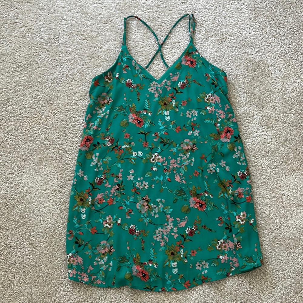 Strappy floral dress